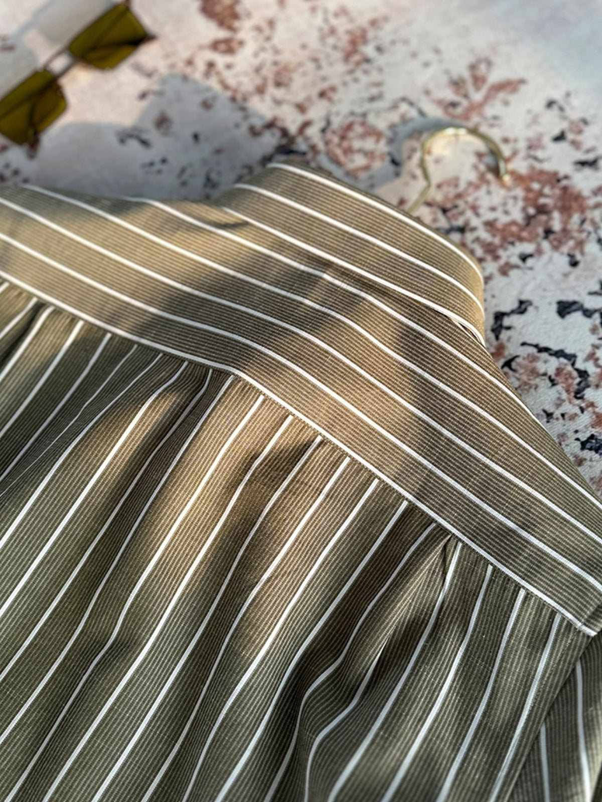 MV Retro Italian Striped Slim Shirt