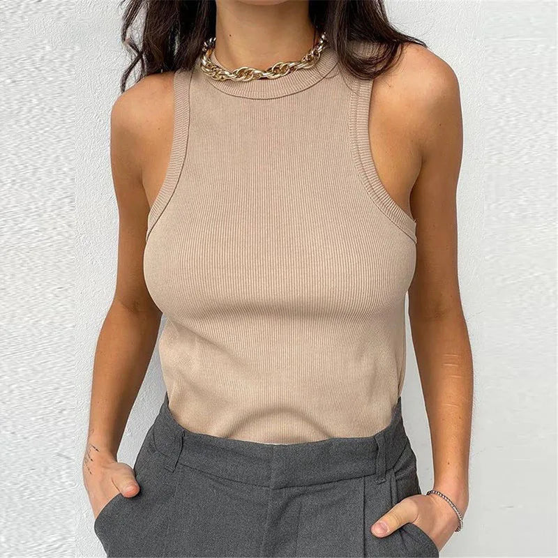 Sleeveless Casual Tank Top