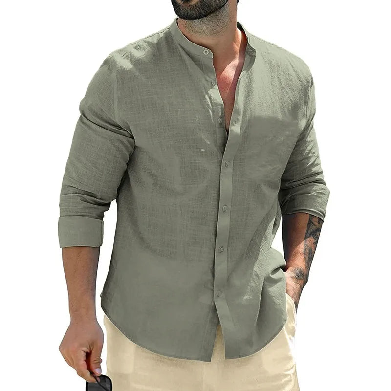 Mike™ | Men's Linen Shirt