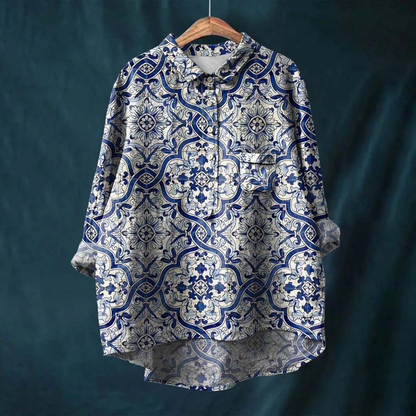 Liesa™ | Elegant Women's Floral Shirt