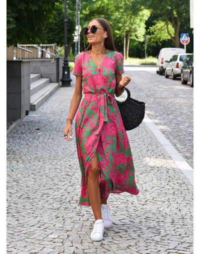 Lara | Vibrant Wrap Dress