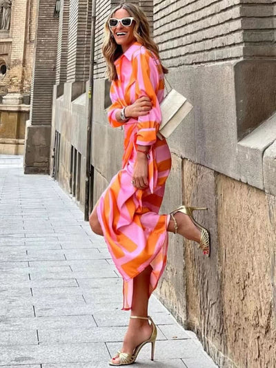 Solana™ - Printed Wrap Dress