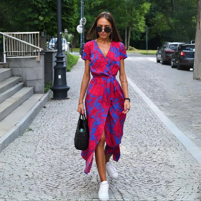 Lara | Vibrant Wrap Dress