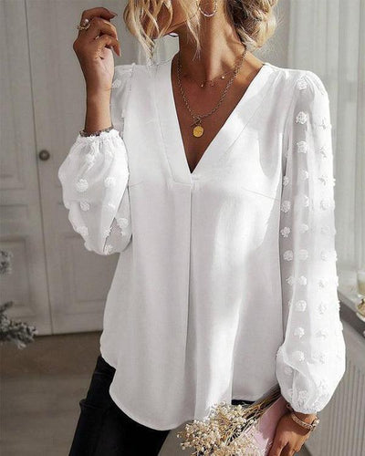 Classy Long Sleeve Plain Top