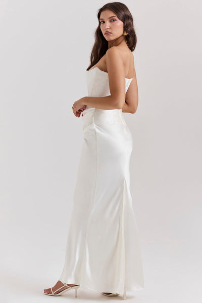 ROSALIND MAXI DRESS - IVORY