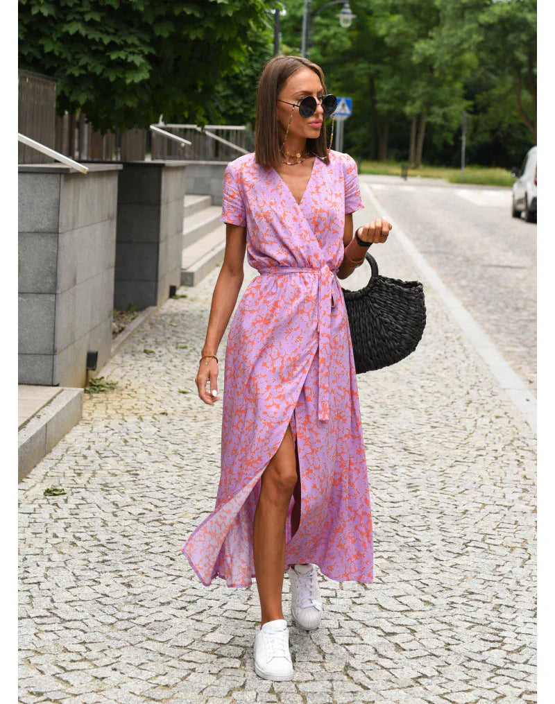 Lara | Vibrant Wrap Dress